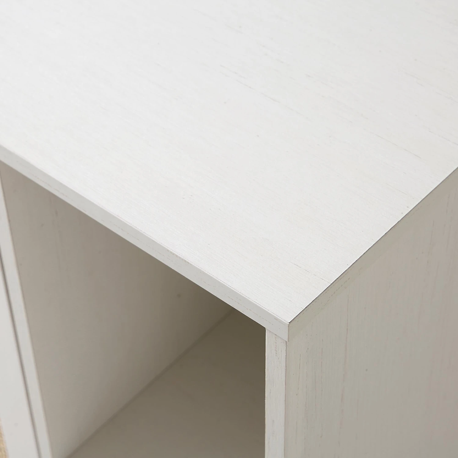 Frances Woven Rattan Drinks Cabinet, White 13 Frances Woven Rattan Drinks Cabinet, White - Image 11