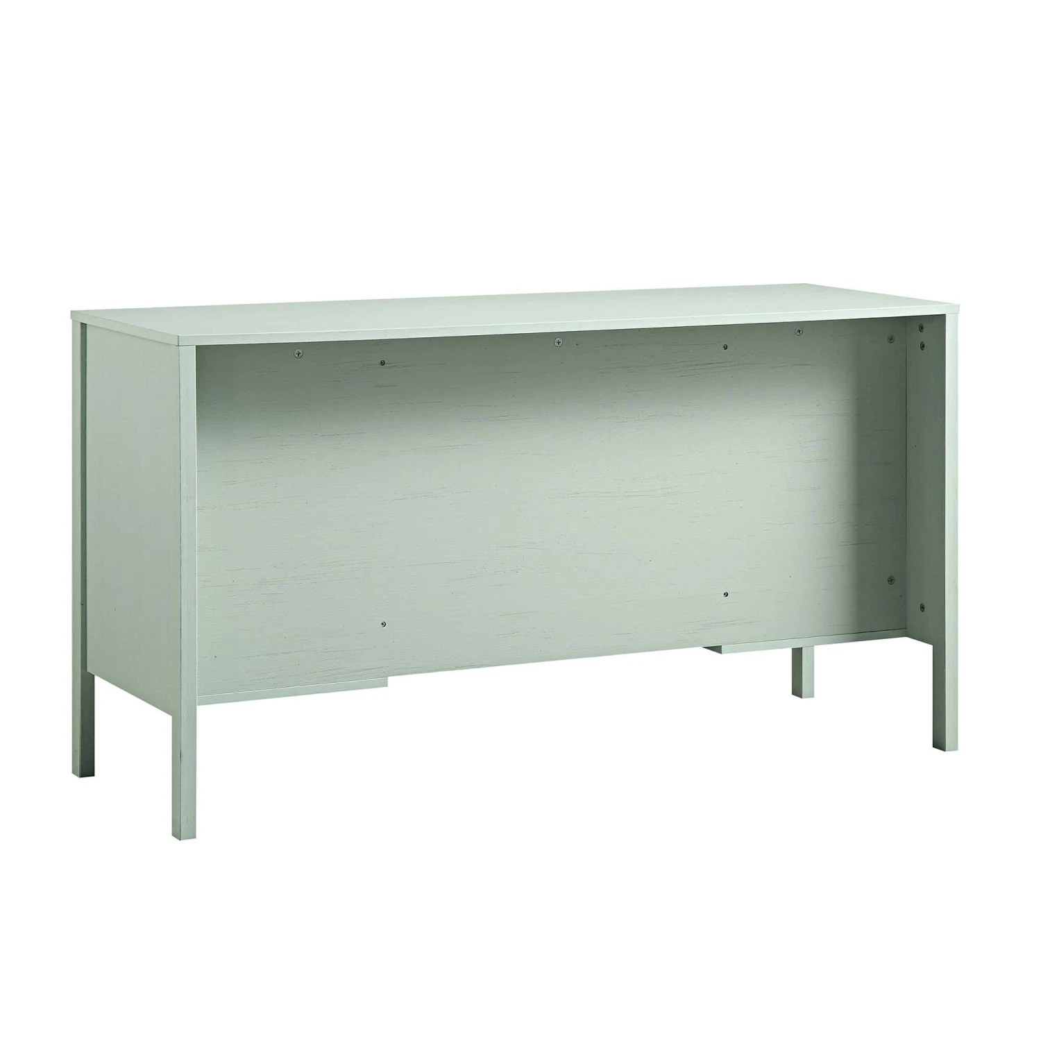 Frances Woven Rattan 3-Drawer Desk, Mint 14 Frances Woven Rattan 3-Drawer Desk, Mint - Image 12