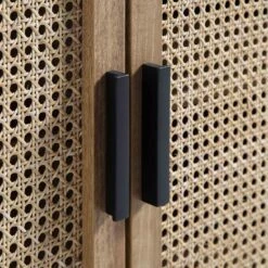 Izzy Curved Rattan 160cm Wide TV Unit, Natural 27 Izzy Curved Rattan 160cm Wide TV Unit, Natural -FINZ Furniture Shop FT LGTV 04 NAT detail4