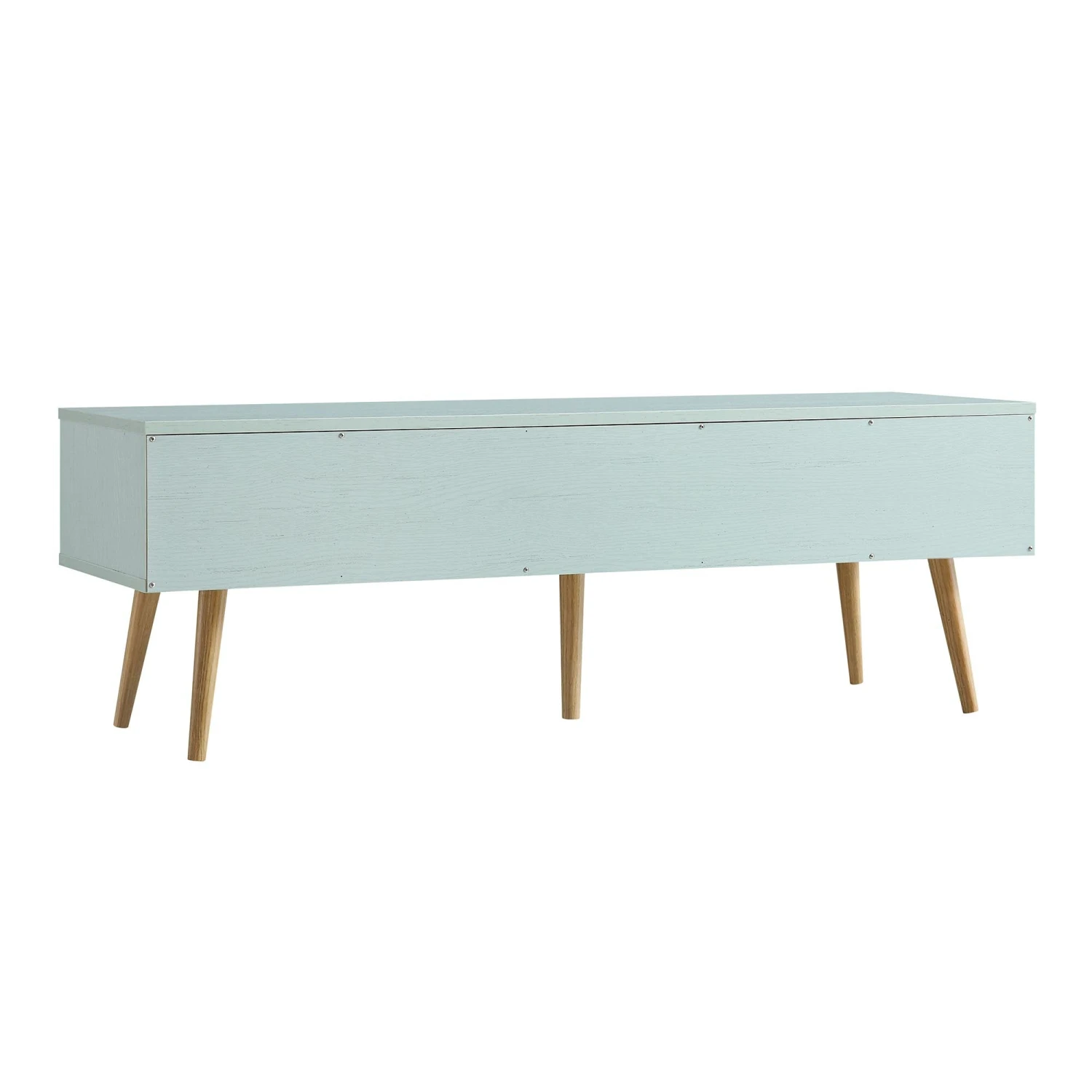 Anya Woven Rattan 3-Drawer TV Unit In Mint 9 Anya Woven Rattan 3-Drawer TV Unit In Mint - Image 7