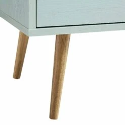 Anya Woven Rattan 3-Drawer TV Unit In Mint 25 Anya Woven Rattan 3-Drawer TV Unit In Mint -FINZ Furniture Shop FT TV 001 SAGE detail4