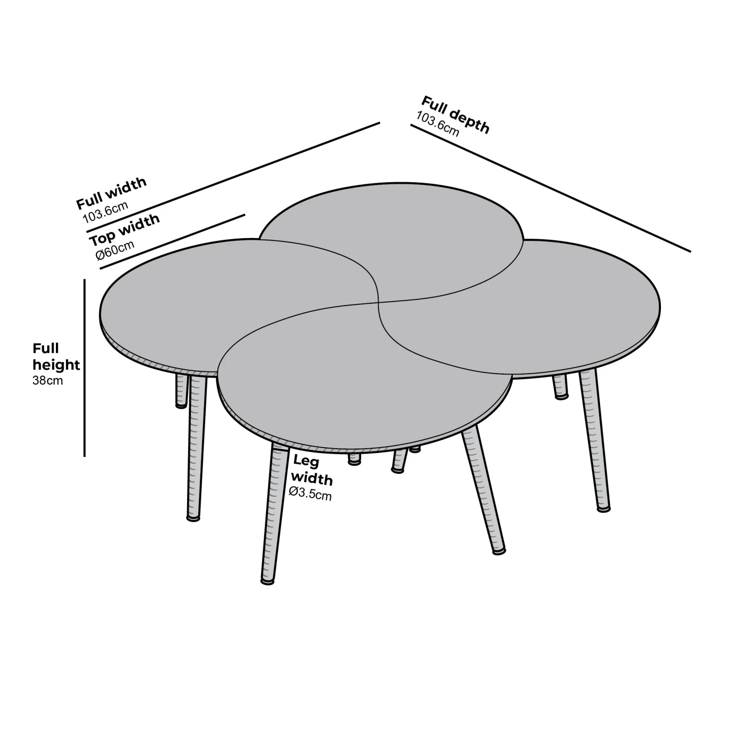 Monza 4-in-1 Walnut Effect Coffee Table 7 Monza 4-in-1 Walnut Effect Coffee Table - Image 5