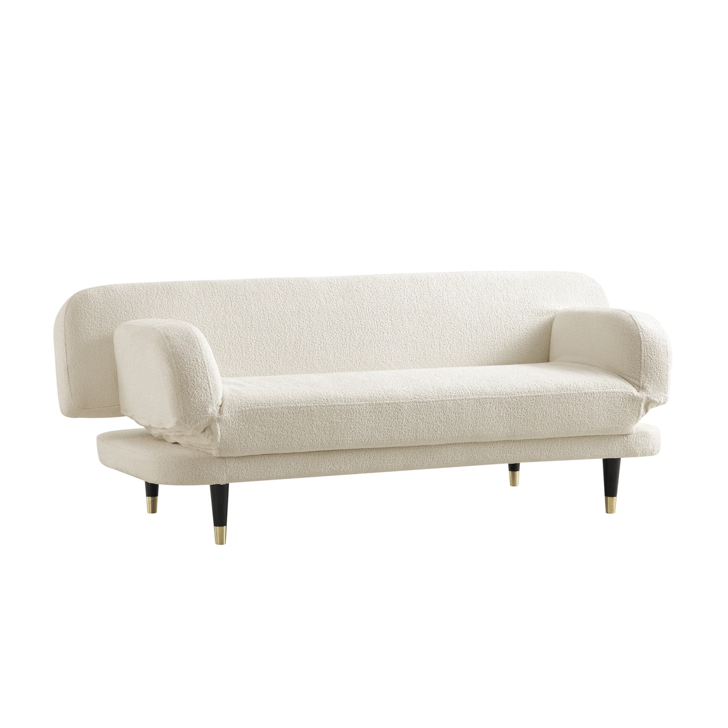 Solna 2-Seater Sofa Bed, Beige Boucle 6 Solna 2-Seater Sofa Bed, Beige Boucle - Image 4