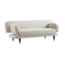 Solna 2-Seater Sofa Bed, Champagne Velvet 22 Solna 2-Seater Sofa Bed, Champagne Velvet -FINZ Furniture Shop GCSF 2277 CHAMP VEL GIF2