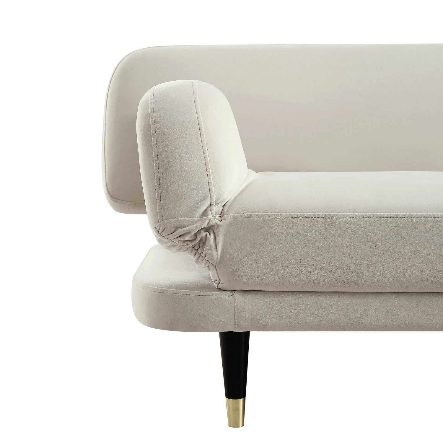 Solna 2-Seater Sofa Bed, Champagne Velvet 8 Solna 2-Seater Sofa Bed, Champagne Velvet - Image 6