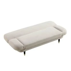Solna 2-Seater Sofa Bed, Champagne Velvet 30 Solna 2-Seater Sofa Bed, Champagne Velvet -FINZ Furniture Shop GCSF 2277 CHAMP VEL WB7