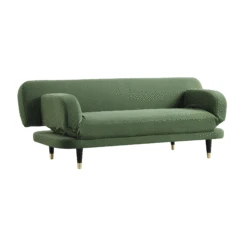 Solna 2-Seater Sofa Bed, Moss Green Velvet 22 Solna 2-Seater Sofa Bed, Moss Green Velvet -FINZ Furniture Shop GCSF 2277 MOSS VEL GIF1