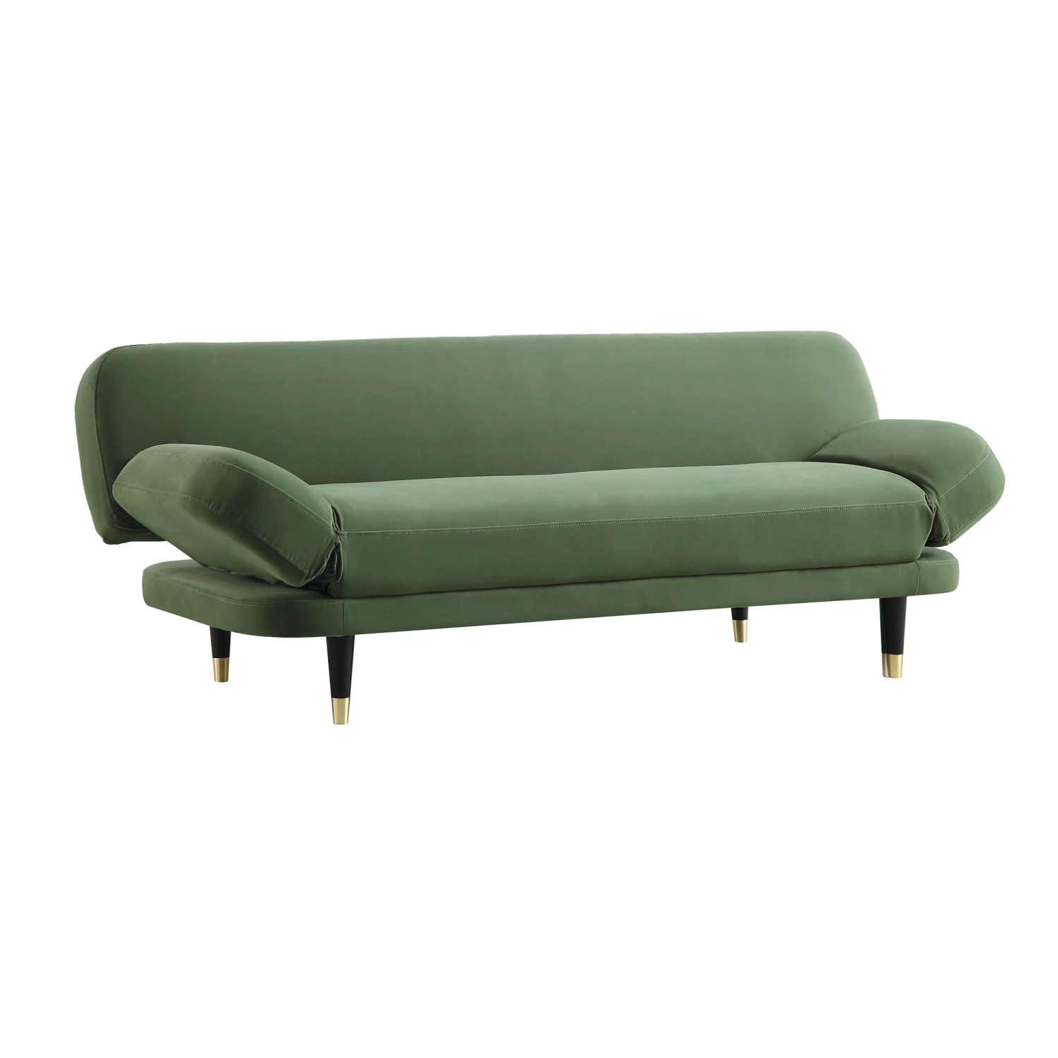 Solna 2-Seater Sofa Bed, Moss Green Velvet 10 Solna 2-Seater Sofa Bed, Moss Green Velvet - Image 9