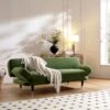Solna 2-Seater Sofa Bed, Moss Green Velvet 1 Solna 2-Seater Sofa Bed, Moss Green Velvet -FINZ Furniture Shop GCSF 2277 MOSS VEL scene1