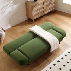 Solna 2-Seater Sofa Bed, Moss Green Velvet 20 Solna 2-Seater Sofa Bed, Moss Green Velvet -FINZ Furniture Shop GCSF 2277 MOSS VEL scene3