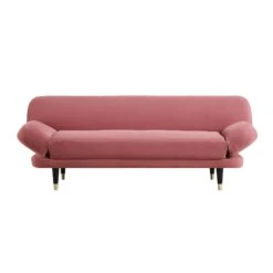 Solna 2-Seater Sofa Bed, Dusty Rose Velvet 25 Solna 2-Seater Sofa Bed, Dusty Rose Velvet -FINZ Furniture Shop GCSF 2277 PINK VEL WB1