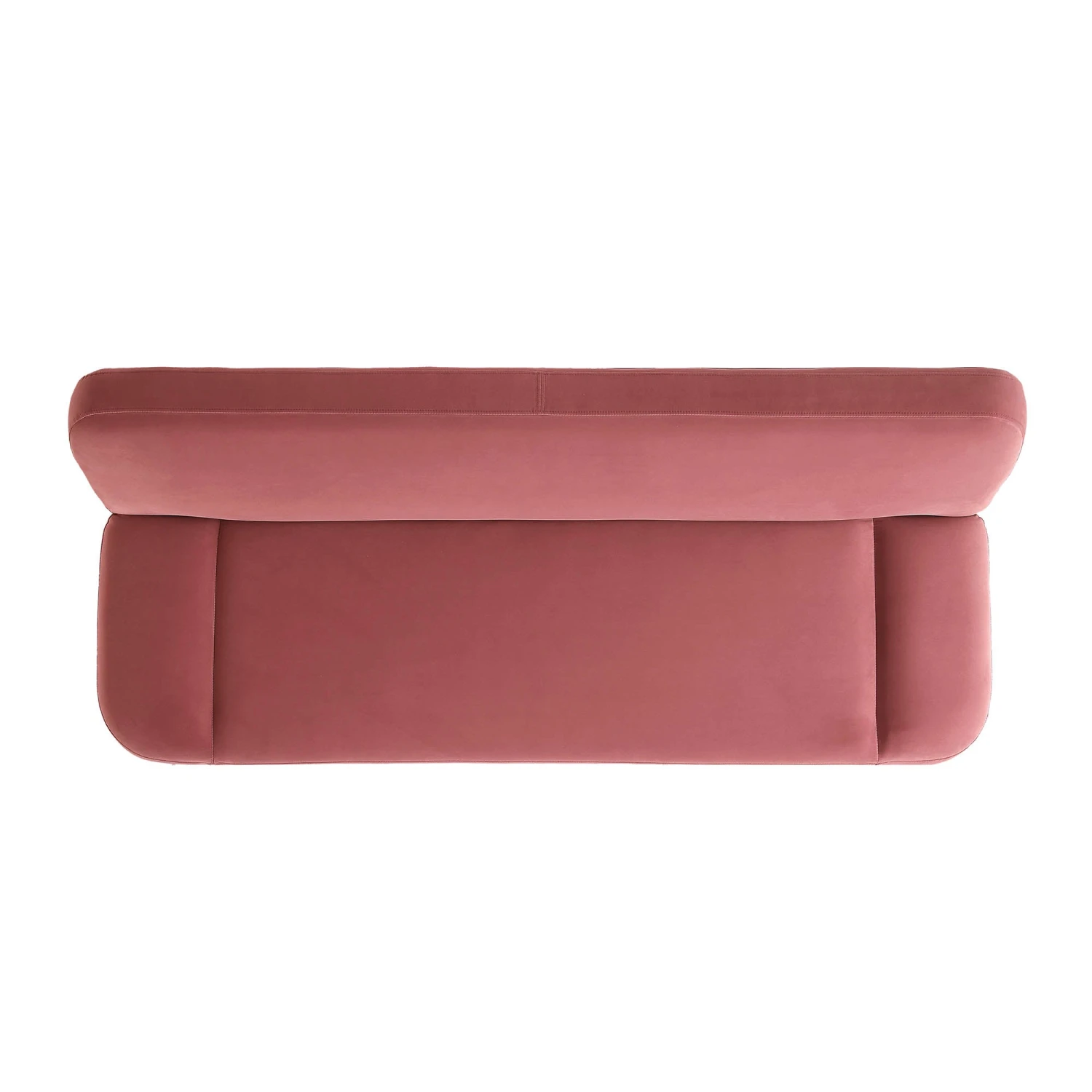 Solna 2-Seater Sofa Bed, Dusty Rose Velvet 12 Solna 2-Seater Sofa Bed, Dusty Rose Velvet - Image 10