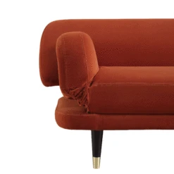 Solna 2-Seater Sofa Bed, Rust Velvet 24 Solna 2-Seater Sofa Bed, Rust Velvet -FINZ Furniture Shop GCSF 2277 RUST VEL GIF3