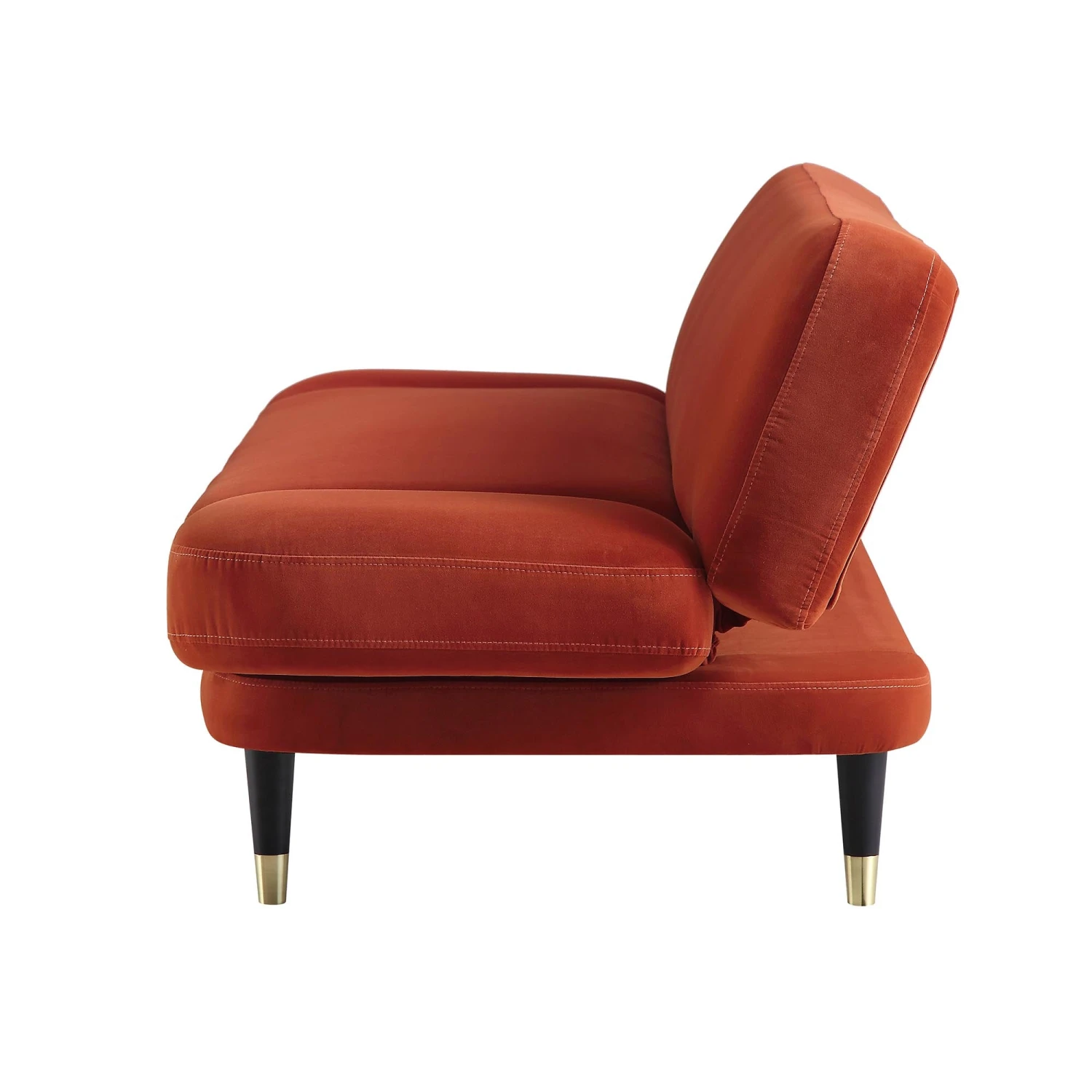 Solna 2-Seater Sofa Bed, Rust Velvet 15 Solna 2-Seater Sofa Bed, Rust Velvet - Image 13