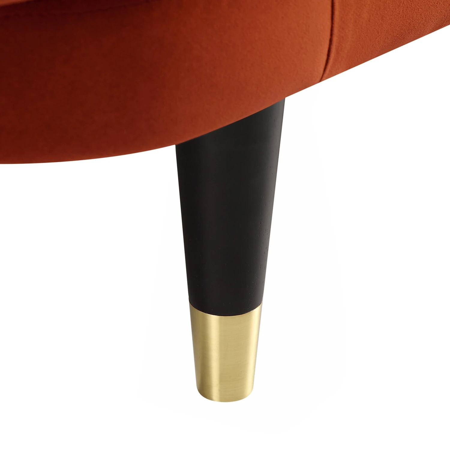 Solna 2-Seater Sofa Bed, Rust Velvet 17 Solna 2-Seater Sofa Bed, Rust Velvet - Image 15