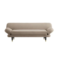 Solna 2-Seater Sofa Bed, Mink Velvet -FINZ Furniture Shop GCSF 2277 TAUPE VEL GIF1