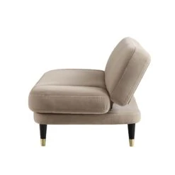 Solna 2-Seater Sofa Bed, Mink Velvet -FINZ Furniture Shop GCSF 2277 TAUPE VEL WB5