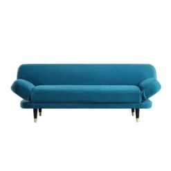 Solna 2-Seater Sofa Bed, Teal Velvet 24 Solna 2-Seater Sofa Bed, Teal Velvet -FINZ Furniture Shop GCSF 2277 TEAL VEL WB1