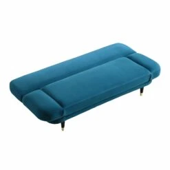 Solna 2-Seater Sofa Bed, Teal Velvet 29 Solna 2-Seater Sofa Bed, Teal Velvet -FINZ Furniture Shop GCSF 2277 TEAL VEL WB3