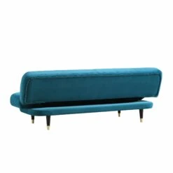 Solna 2-Seater Sofa Bed, Teal Velvet 28 Solna 2-Seater Sofa Bed, Teal Velvet -FINZ Furniture Shop GCSF 2277 TEAL VEL WB6