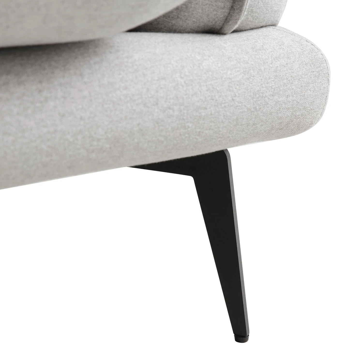 Obriel Grey Marl Fabric Armchair 13 Obriel Grey Marl Fabric Armchair - Image 11