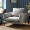 Obriel Grey Marl Fabric Armchair -FINZ Furniture Shop GCSF 2299 GREY FAB 1ST main