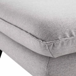 Obriel Grey Marl Fabric Footstool 19 Obriel Grey Marl Fabric Footstool -FINZ Furniture Shop GCSF 2299 GREY FAB STOOL detail1