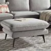 Obriel Grey Marl Fabric Footstool 2 Obriel Grey Marl Fabric Footstool -FINZ Furniture Shop GCSF 2299 GREY FAB STOOL main