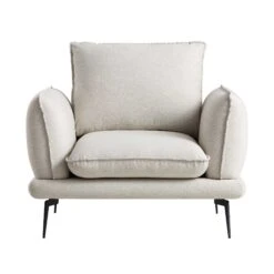 Obriel Oatmeal Fabric Armchair 17 Obriel Oatmeal Fabric Armchair -FINZ Furniture Shop GCSF 2299 OAT FAB 1ST WB1