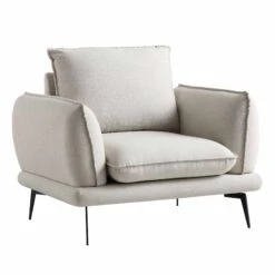 Obriel Oatmeal Fabric Armchair 18 Obriel Oatmeal Fabric Armchair -FINZ Furniture Shop GCSF 2299 OAT FAB 1ST WB2