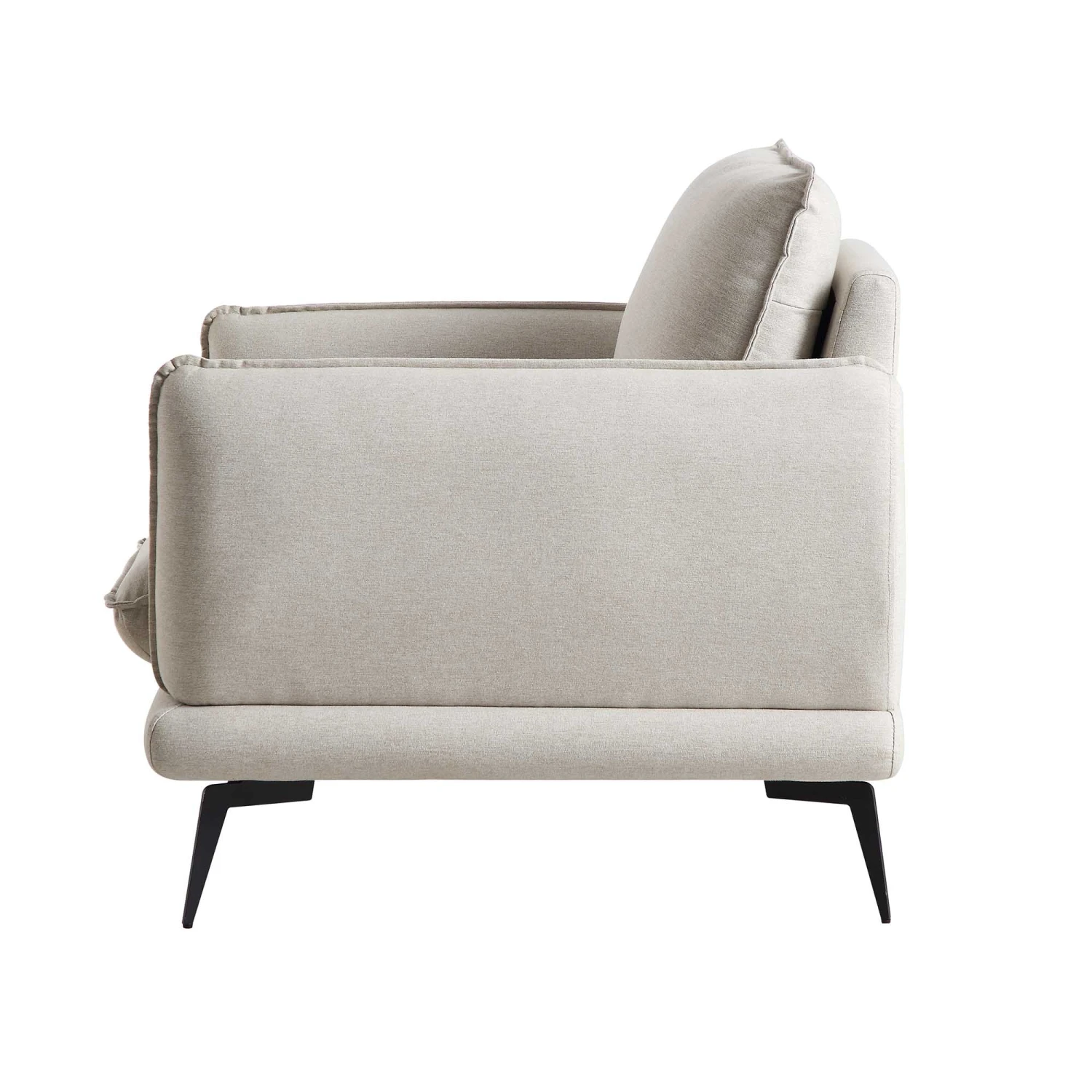 Obriel Oatmeal Fabric Armchair 9 Obriel Oatmeal Fabric Armchair - Image 7