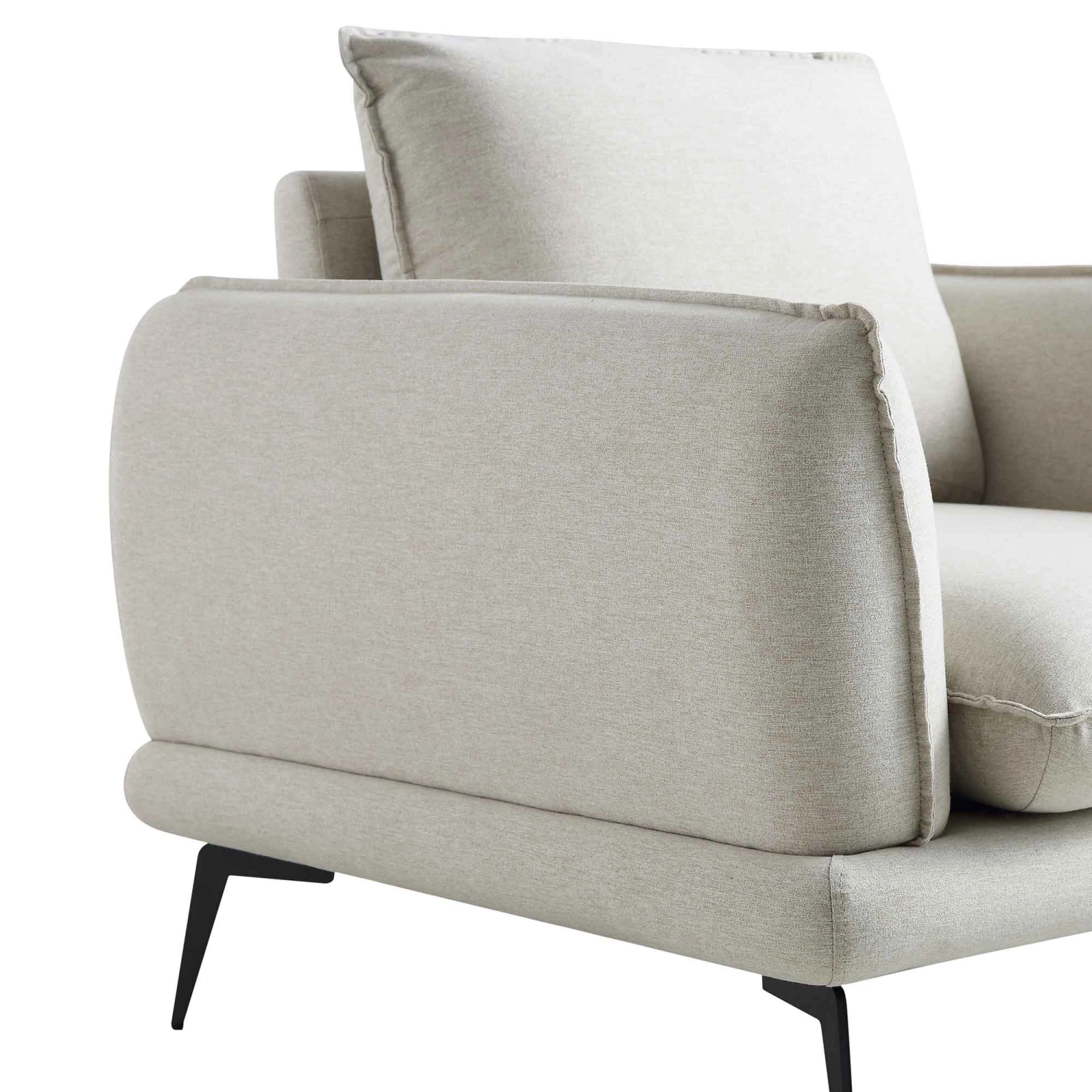 Obriel Oatmeal Fabric Armchair 10 Obriel Oatmeal Fabric Armchair - Image 8