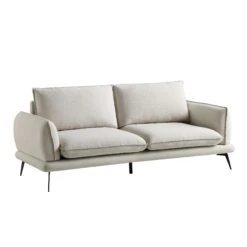 Obriel Oatmeal Fabric Sofa, 3-Seater 20 Obriel Oatmeal Fabric Sofa, 3-Seater -FINZ Furniture Shop GCSF 2299 OAT FAB 3ST WB2