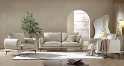 Obriel Oatmeal Fabric Sofa, 3-Seater 17 Obriel Oatmeal Fabric Sofa, 3-Seater -FINZ Furniture Shop GCSF 2299 OAT FAB group1