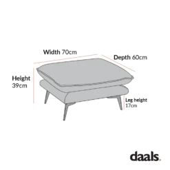 Obriel Grey Marl Fabric Footstool 15 Obriel Grey Marl Fabric Footstool -FINZ Furniture Shop GCSF 2299 STOOL 1 dc4c12c7 4728 40d6 98af 2caea59608f1