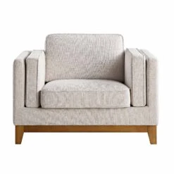 Dipley Oatmeal Fabric Sofa, 1-Seater 18 Dipley Oatmeal Fabric Sofa, 1-Seater -FINZ Furniture Shop GCSF 2339 OAT WOV 1ST WB1