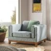 Dipley Sage Fabric Sofa, 1-Seater 2 Dipley Sage Fabric Sofa, 1-Seater -FINZ Furniture Shop GCSF 2339 SAGE WOV 1ST scene1
