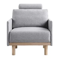 Timber Grey Marl Fabric Armchair 17 Timber Grey Marl Fabric Armchair -FINZ Furniture Shop GCSF 2348 GREY FAB 1ST WB2