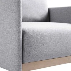 Timber Grey Marl Fabric Armchair 22 Timber Grey Marl Fabric Armchair -FINZ Furniture Shop GCSF 2348 GREY FAB 1ST detail1