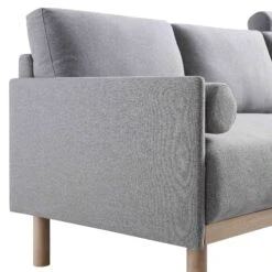 Timber Grey Marl Fabric Sofa, 3-Seater 28 Timber Grey Marl Fabric Sofa, 3-Seater -FINZ Furniture Shop GCSF 2348 GREY FAB 3ST detail1