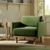 Timber Fern Green Velvet Armchair 2 Timber Fern Green Velvet Armchair -FINZ Furniture Shop GCSF 2348 MOSS VEL 1ST main