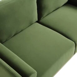 Timber Fern Green Velvet Sofa, 2-Seater 28 Timber Fern Green Velvet Sofa, 2-Seater -FINZ Furniture Shop GCSF 2348 MOSS VEL 2ST detail2