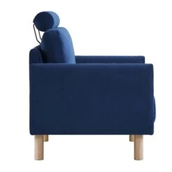 Timber Navy Blue Velvet Armchair 22 Timber Navy Blue Velvet Armchair -FINZ Furniture Shop GCSF 2348 NAVY VEL 1ST WB4