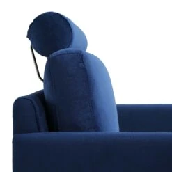 Timber Navy Blue Velvet Armchair 25 Timber Navy Blue Velvet Armchair -FINZ Furniture Shop GCSF 2348 NAVY VEL 1ST detail2