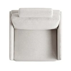 Timber Oatmeal Fabric Armchair -FINZ Furniture Shop GCSF 2348 OAT FAB 1ST WB5