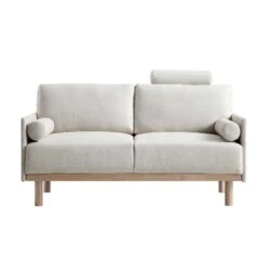 Timber Oatmeal Fabric Sofa, 2-Seater 19 Timber Oatmeal Fabric Sofa, 2-Seater -FINZ Furniture Shop GCSF 2348 OAT FAB 2ST WB2