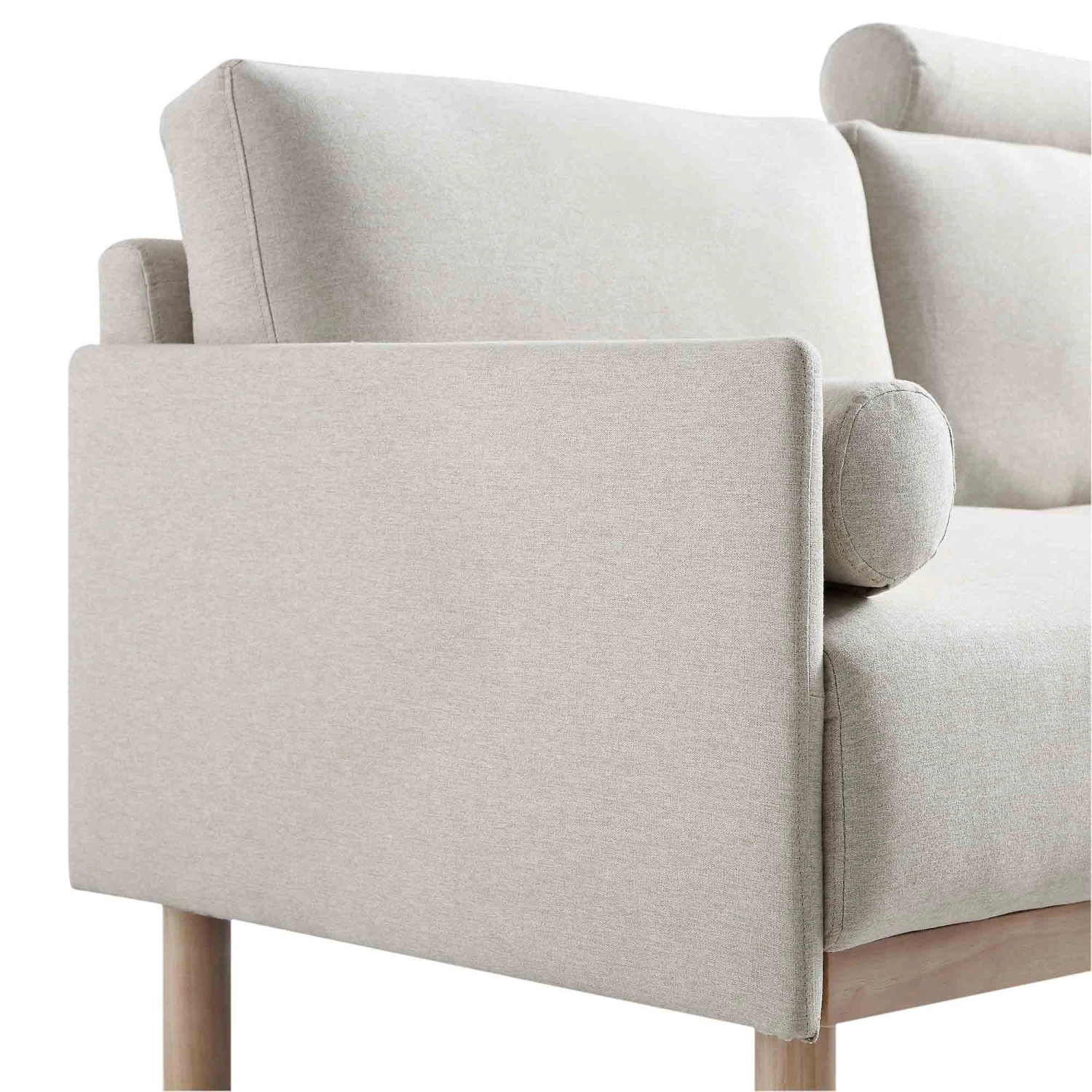 Timber Oatmeal Fabric Sofa, 2-Seater 13 Timber Oatmeal Fabric Sofa, 2-Seater - Image 11