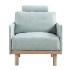 Timber Sage Green Fabric Armchair 21 Timber Sage Green Fabric Armchair -FINZ Furniture Shop GCSF 2348 SAGE FAB 1ST WB2