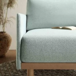 Timber Sage Green Fabric Armchair 19 Timber Sage Green Fabric Armchair -FINZ Furniture Shop GCSF 2348 SAGE FAB 1ST scene4
