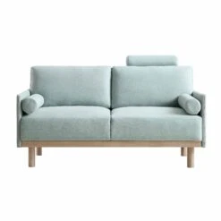 Timber Sage Green Fabric Sofa, 2-Seater 20 Timber Sage Green Fabric Sofa, 2-Seater -FINZ Furniture Shop GCSF 2348 SAGE FAB 2ST WB1